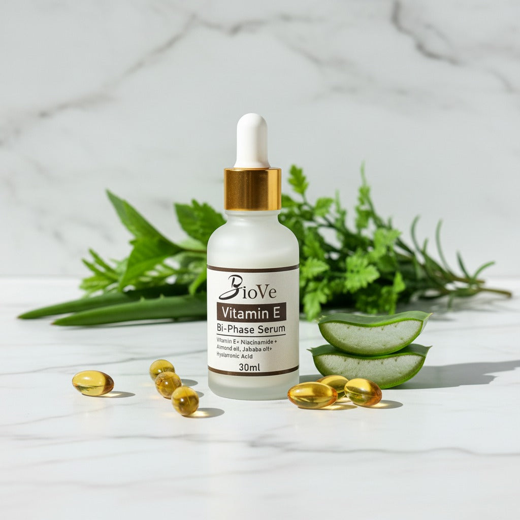 Vitamin E Antioxidant Bi-Phase Serum – Hydrating & Protective Elixir