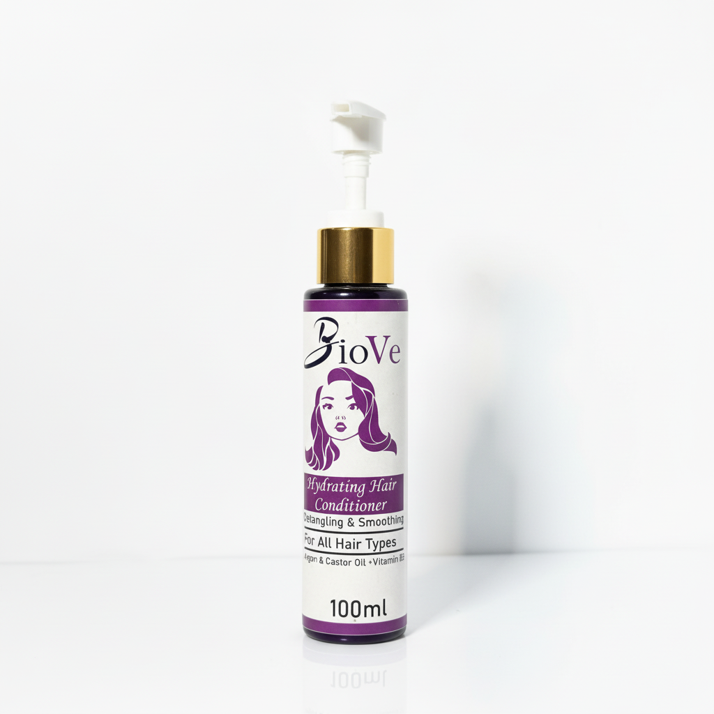 BioVe Hydrating Hair Conditioner – Detangling & Smoothing (100ml)
