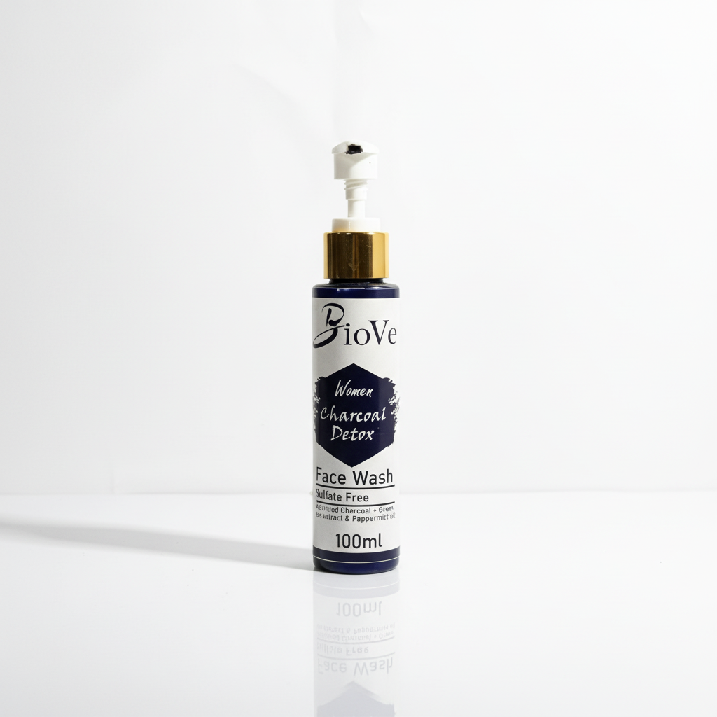 3. BioVe Sulfate-Free Charcoal Detox Cleanser – 100ml