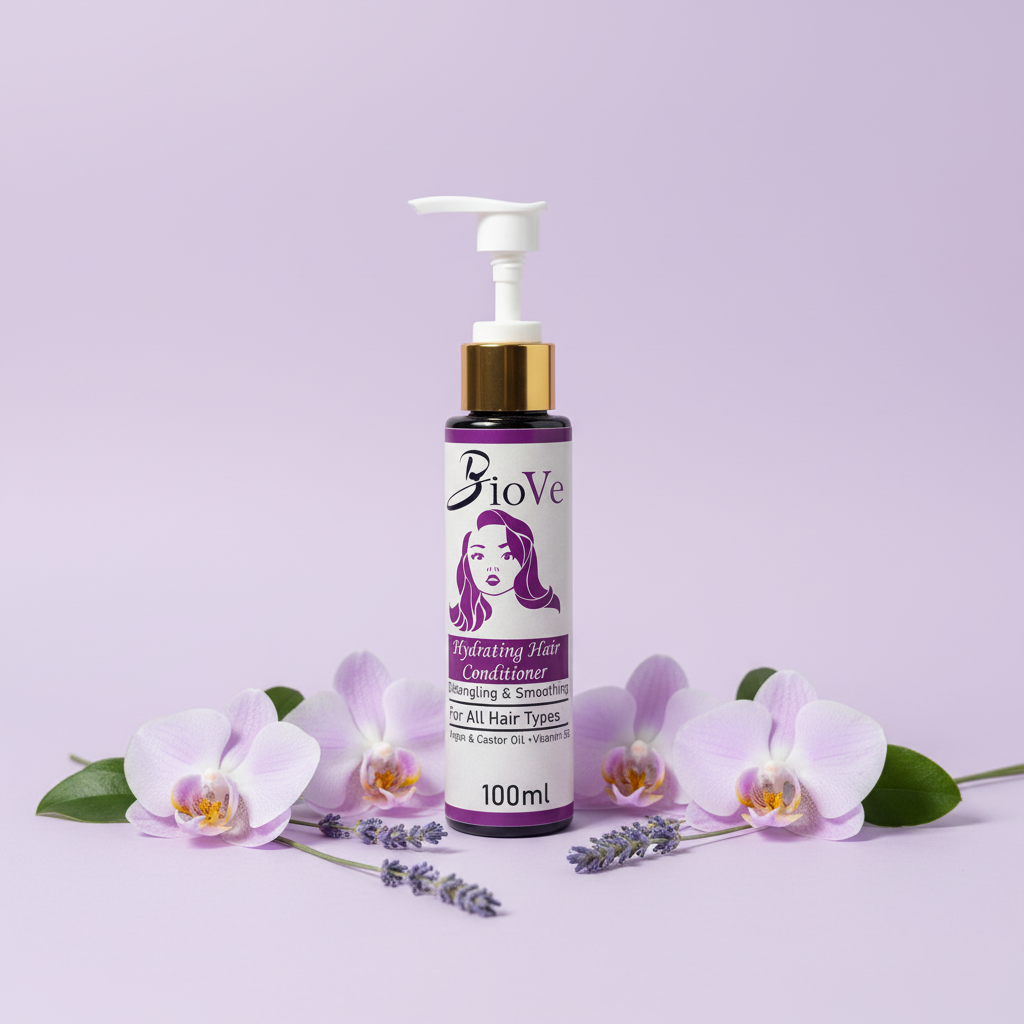 BioVe Hydrating Hair Conditioner – Detangling & Smoothing (100ml)